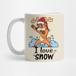 Christmas quotes with fox design Mug